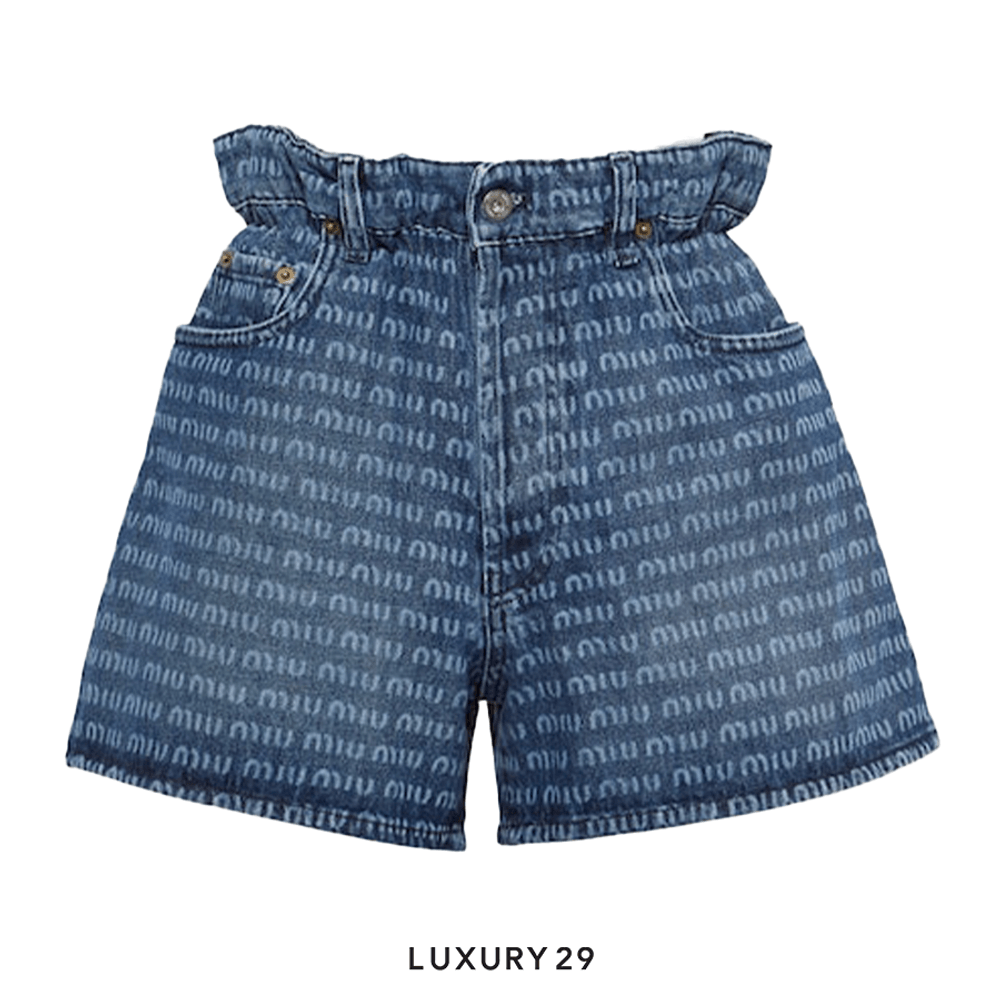 MIU MIU Denim shorts Navy