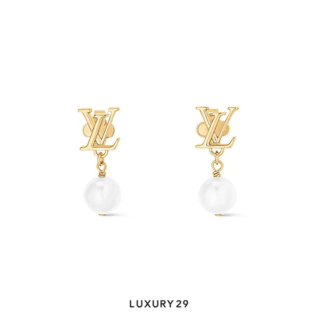 Louis Vuitton LV  Iconic Louisa Earrings Gold