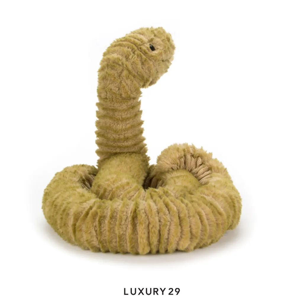 Jellycat Slither Snake Plush Doll(Free Size, Brown)