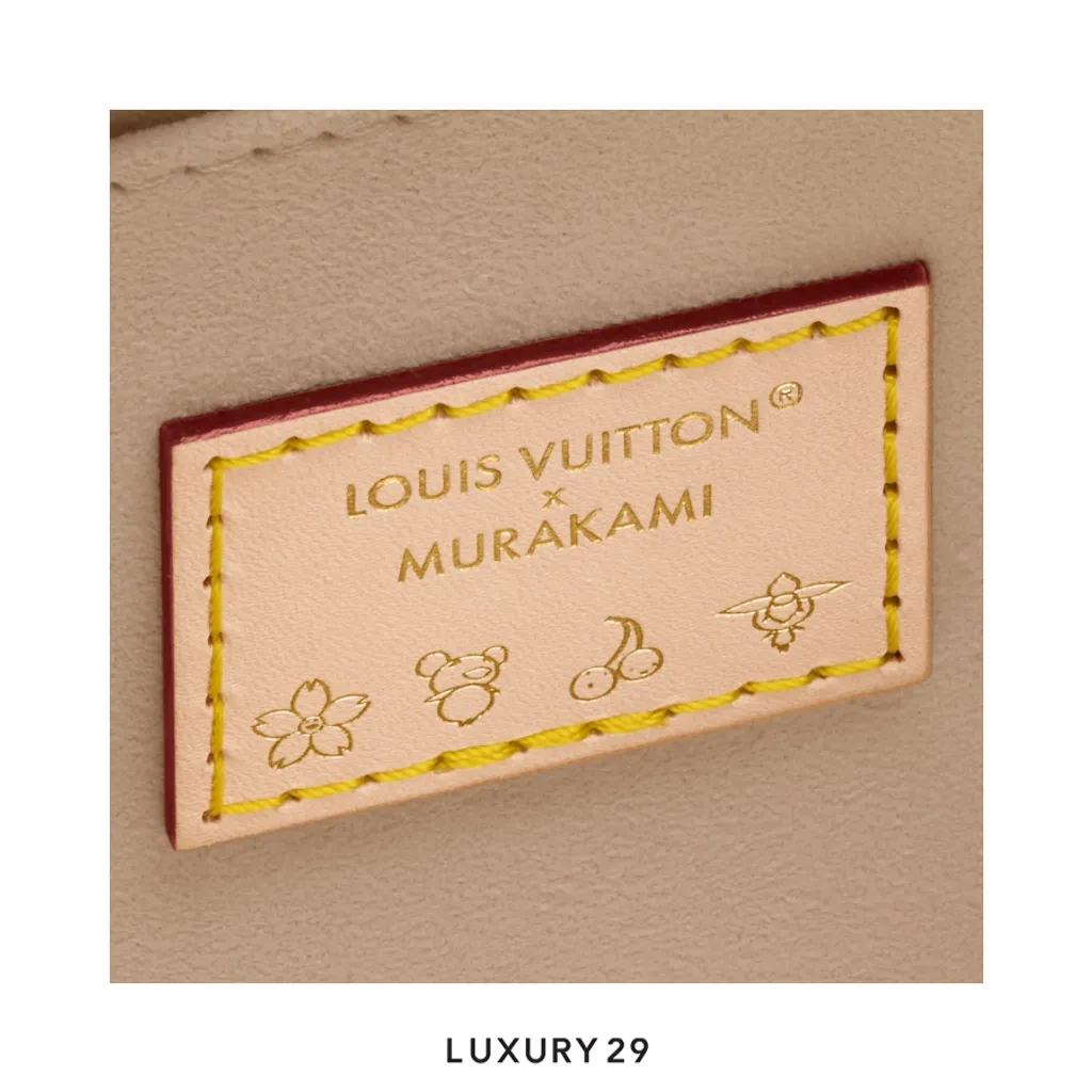 Louis Vuitton LV x TM Boulogne PM bag Trimmed with cowhide leather Multicolor/White(Small, White)