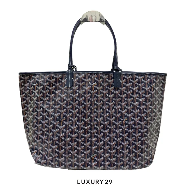 Goyard Saint Louis PM Bag Navy Blue