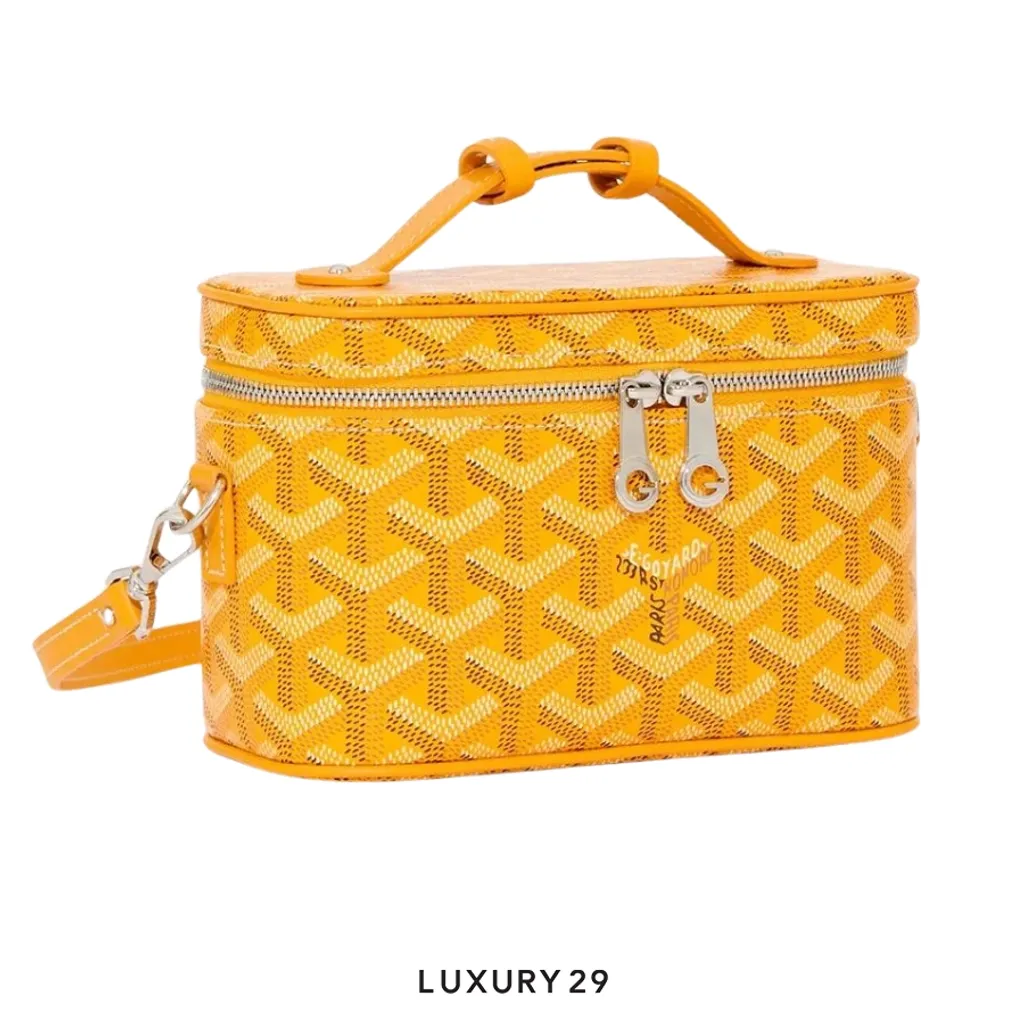 Goyard Muse Mini Vanity Yellow(Mini, Yellow)