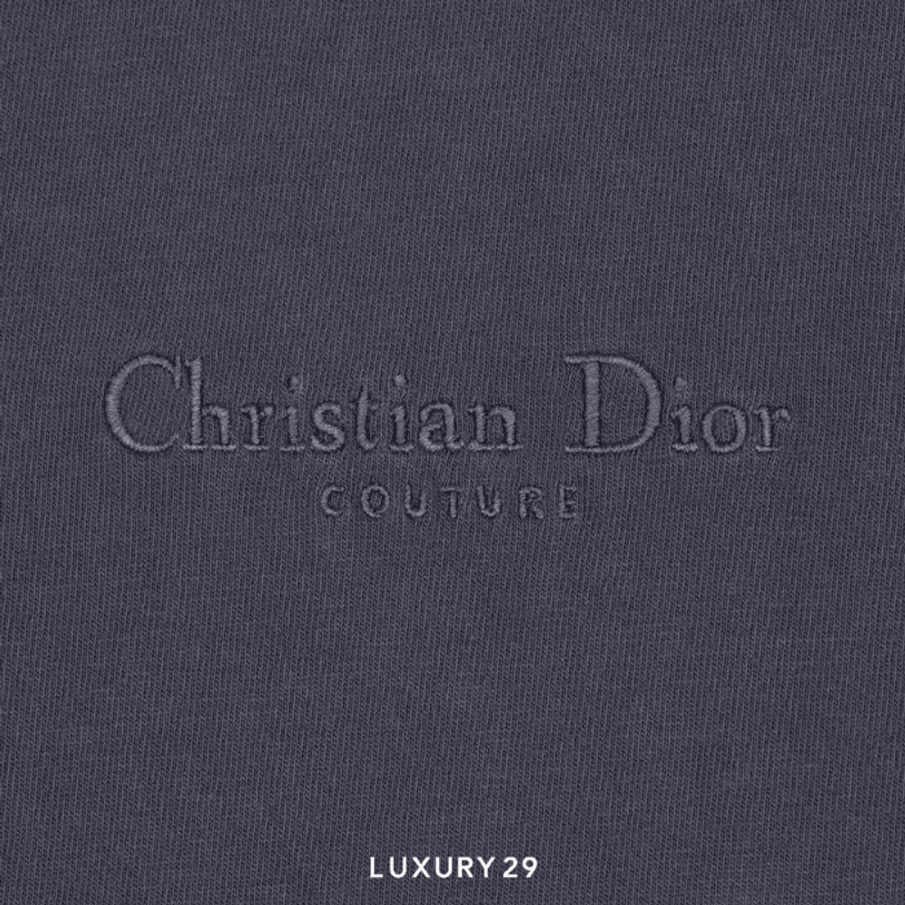 Dior T-Shirt Logo CD Monogram Air(S, Grey)