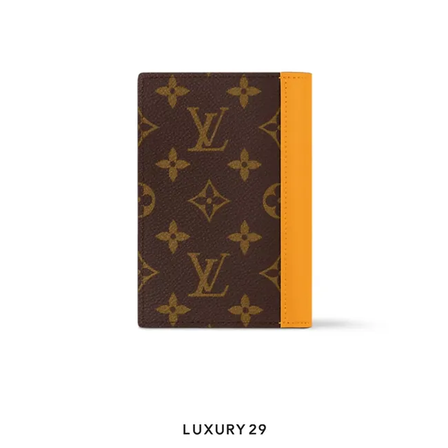 Louis Vuitton LV Passport Cover Safran Yellow