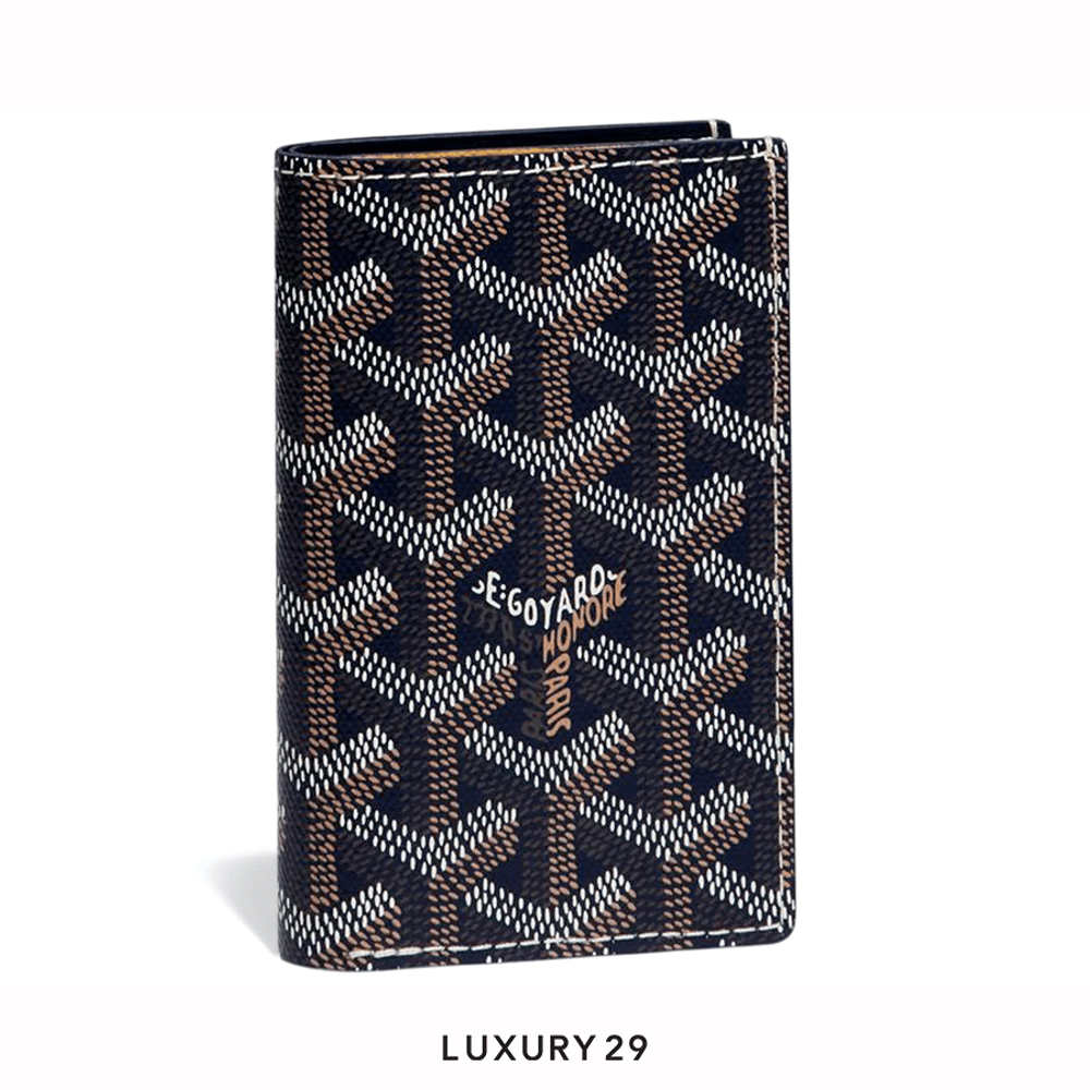 Goyard Saint-Pierre Card Wallet Navy Blue(Small, Blue)