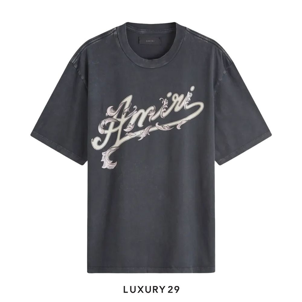 Amiri Filigree Tee in black(XL, Black)