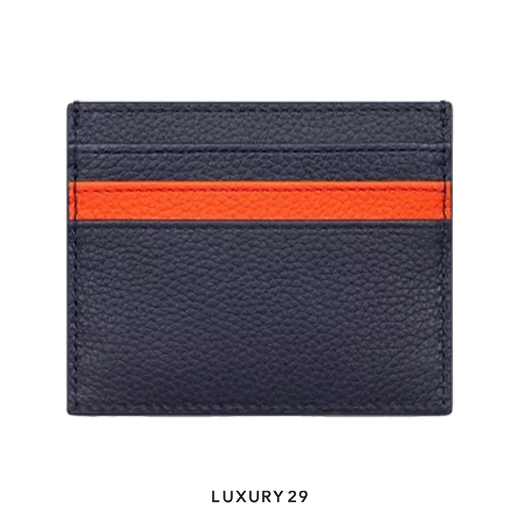 Dior and Kaws Card Holder Red/Navy Blue(Small, Blue)