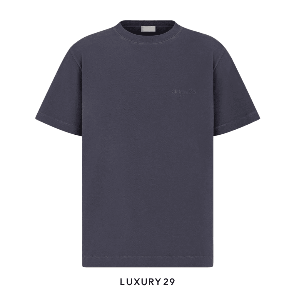 Dior T-Shirt Logo CD Monogram Air(S, Grey)