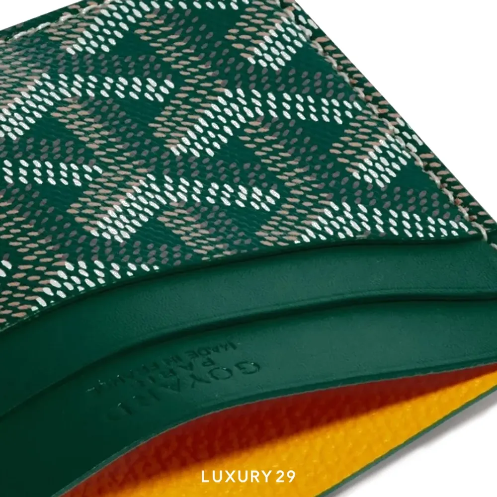Goyard Saint-Sulpice Card Wallet Green(Small, Green)