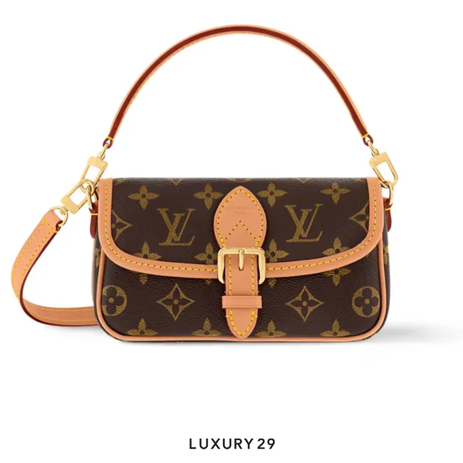 Louis Vuitton LV Nano Diane bag Monogram Canvas Brown