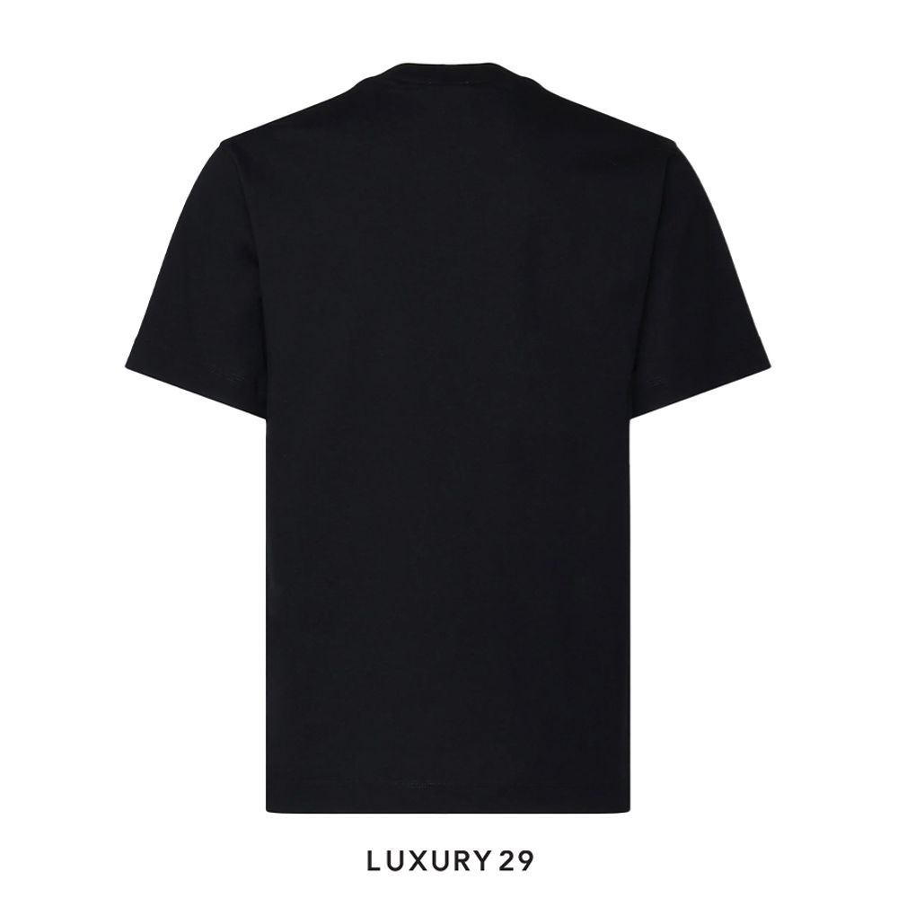 Burberry Logo Cotton T-shirt Black(M, Black)