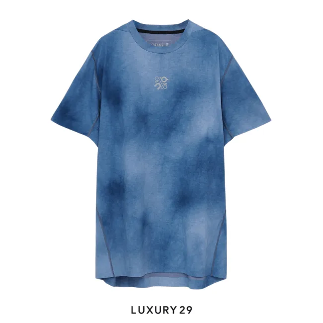 On x Loewe Active T-shirt in technical jersey Blue/Multicolor