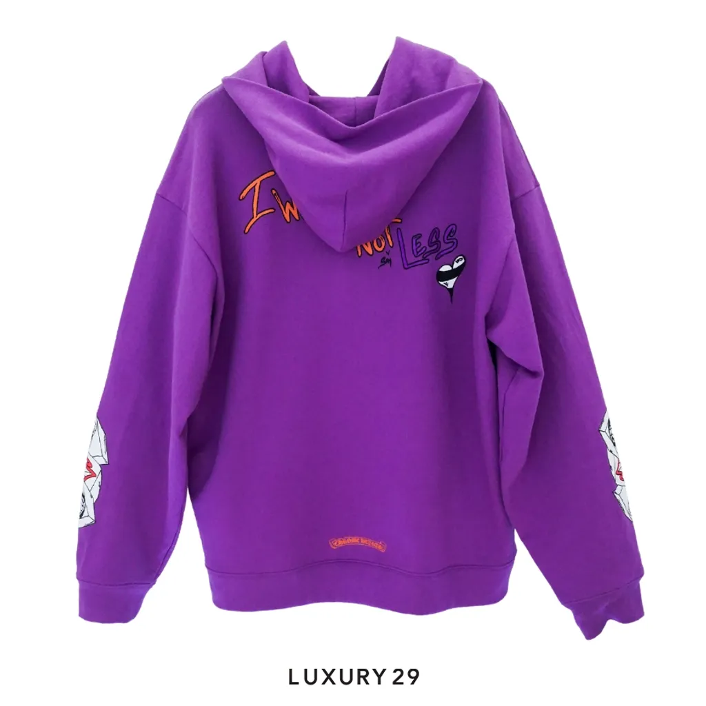 Chrome Hearts Matty Boy PURRELLE Graffiti Hoodie(M, Purple)