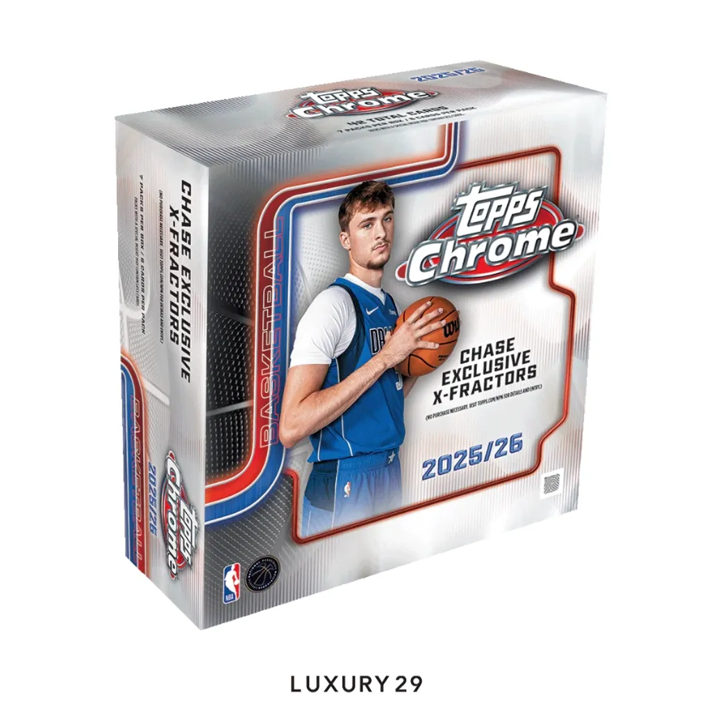 Topps 2025/26 Topps Chrome Basketball(Small, Multicolour)