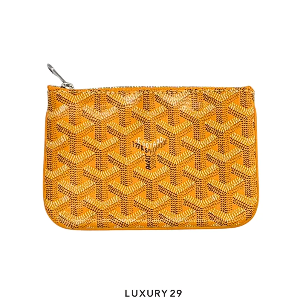 Goyard Senat Mini Pouch Yellow(Mini, Yellow)