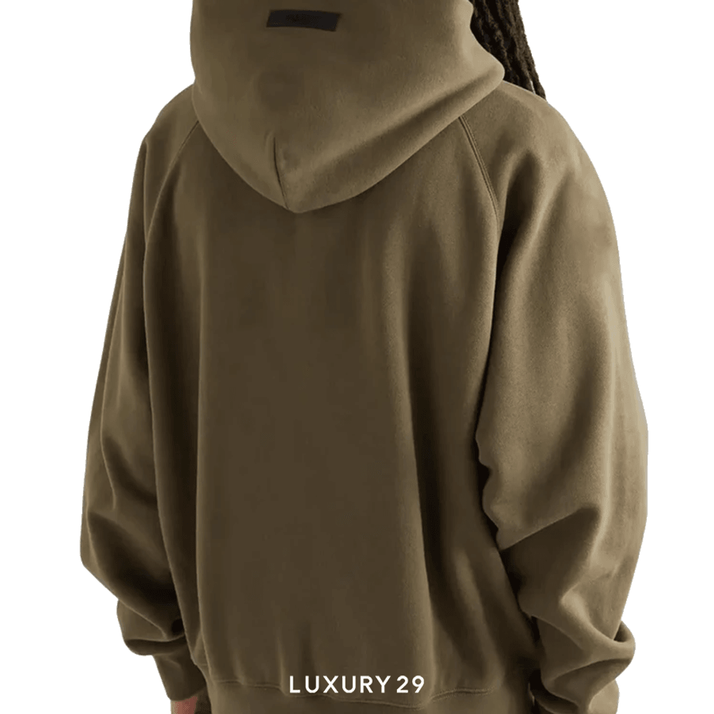 Essentials Fear Of God Hoodie Wood (FW22)(2XS, Brown)