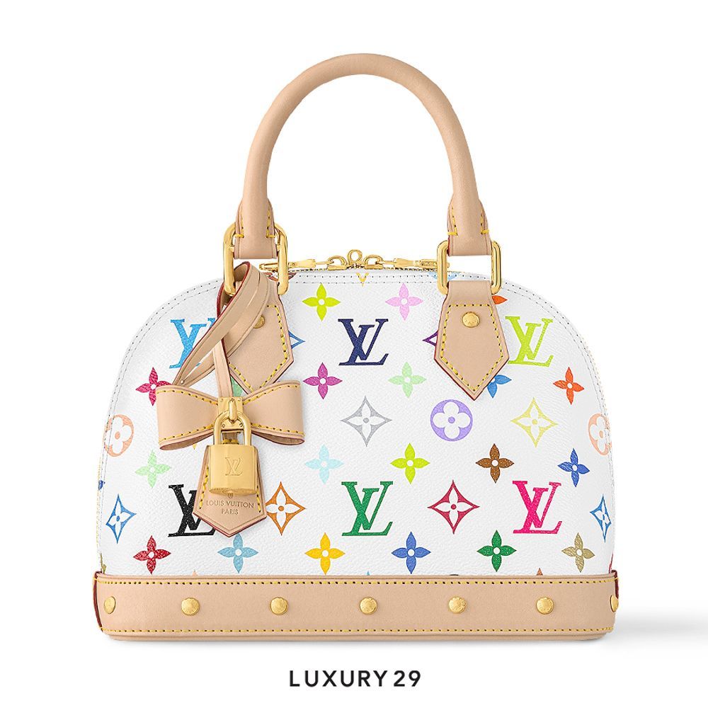 よく見る「芸能人が愛用 TM x LV Vuitton Louis bolsa BB Alma ハンドバッグ