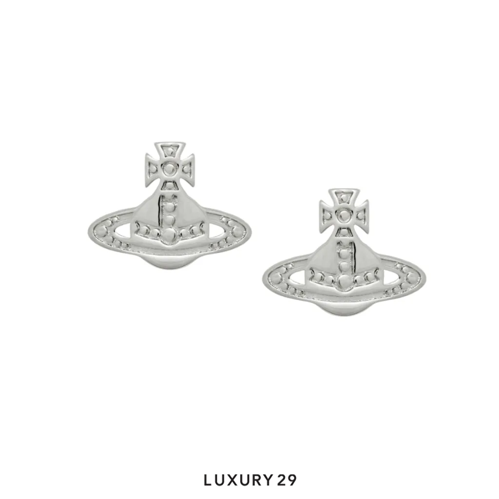 Vivienne Westwood Marinetta Earrings SS26 SI U Silver(Free Size, Silver)
