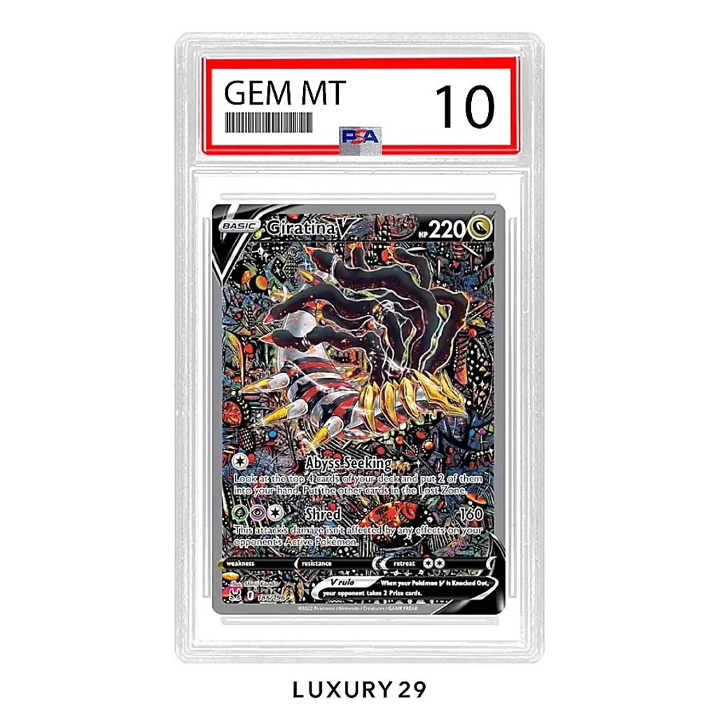 Pokemon TGC 2022 Giratina V Lost Origin Full Art #186 (EN)(PSA10)(Small, Multicolour)