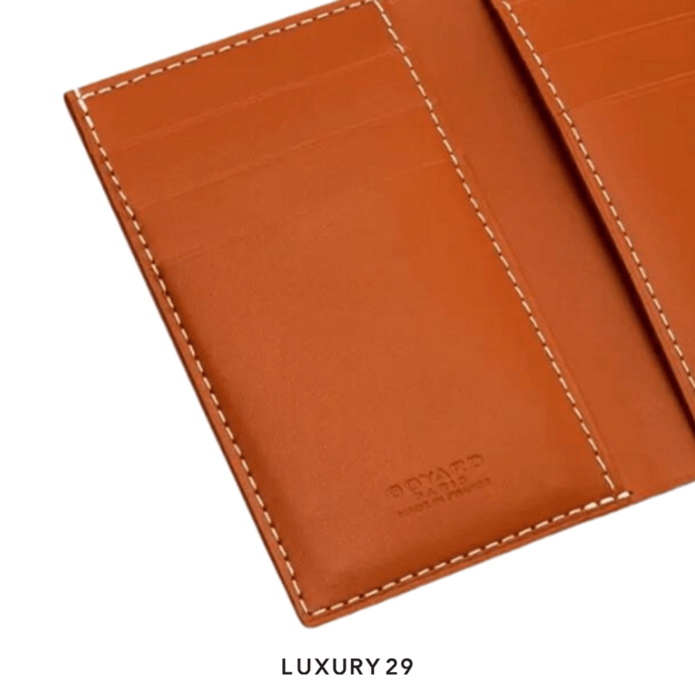 Goyard Saint-Pierre Card Wallet Black & Tan(Small, Brown)