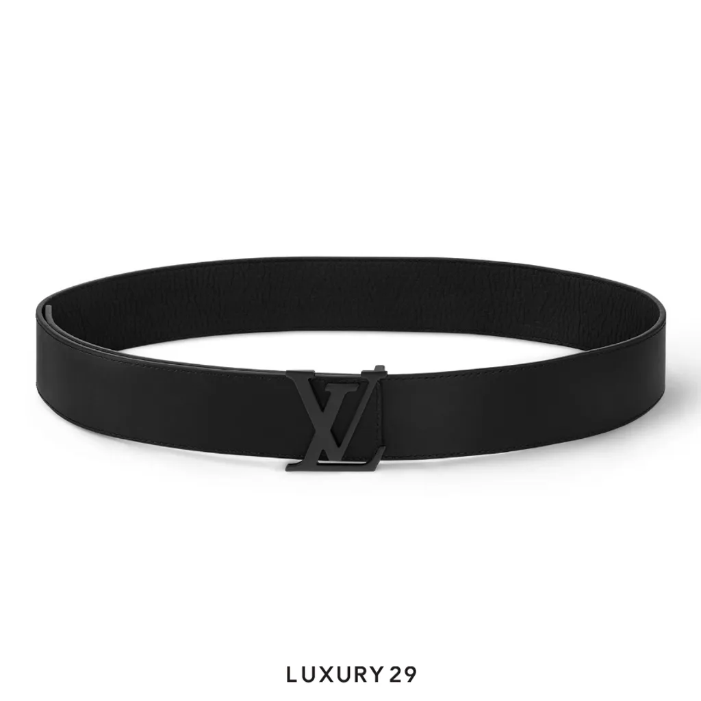 Louis Vuitton LV Initiales 40mm Reversible Belt Black(40, Black)