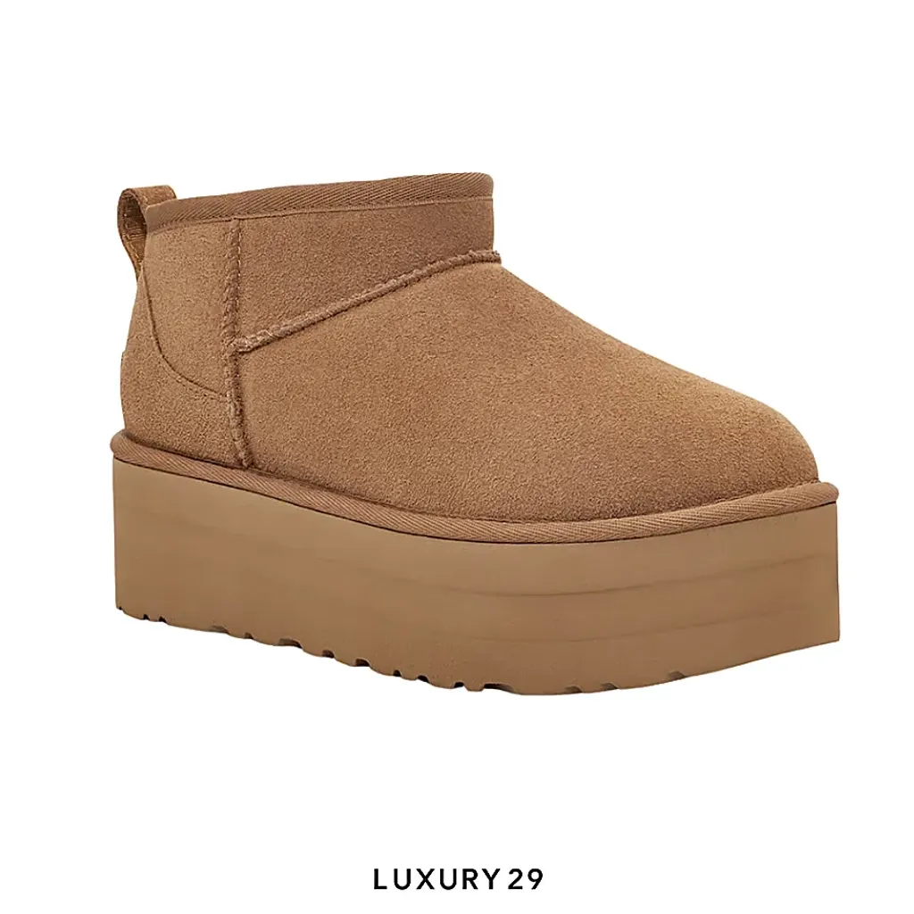 UGG Classic Ultra Mini Platform Chestnut(39, Brown)