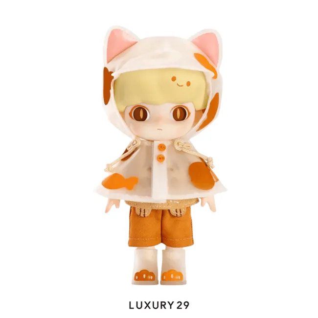 POP MART DIMOO Raincoat Cat Action Figure