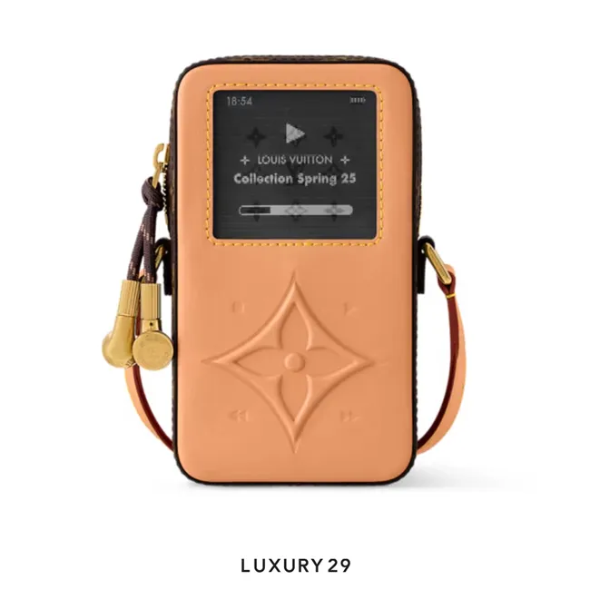 Louis Vuitton LV Music Player Wearable Wallet Brown