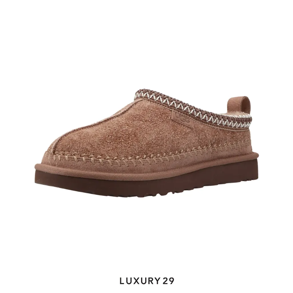 UGG Tasman Biarritz Slipper Rocky Oak Brown(37, Brown)