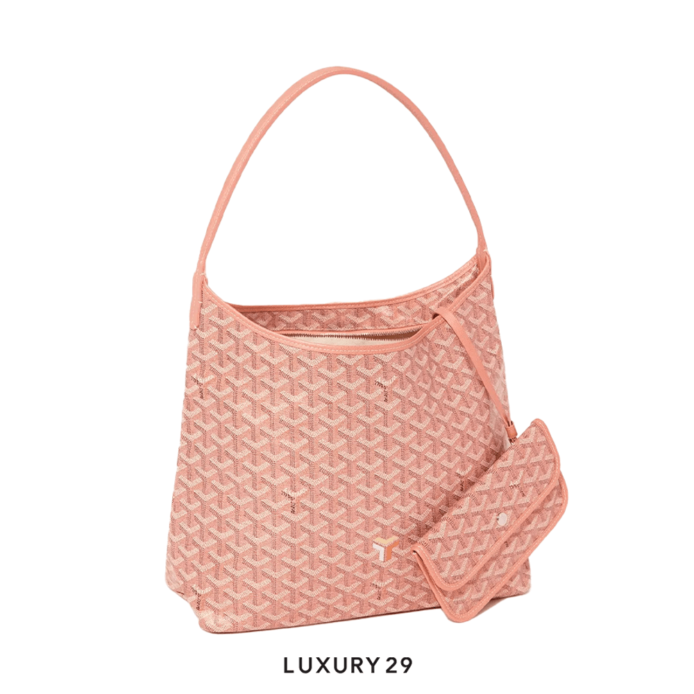 Goyard Boheme Hobo Bag 2024 Pearly Coral(Small, Orange)