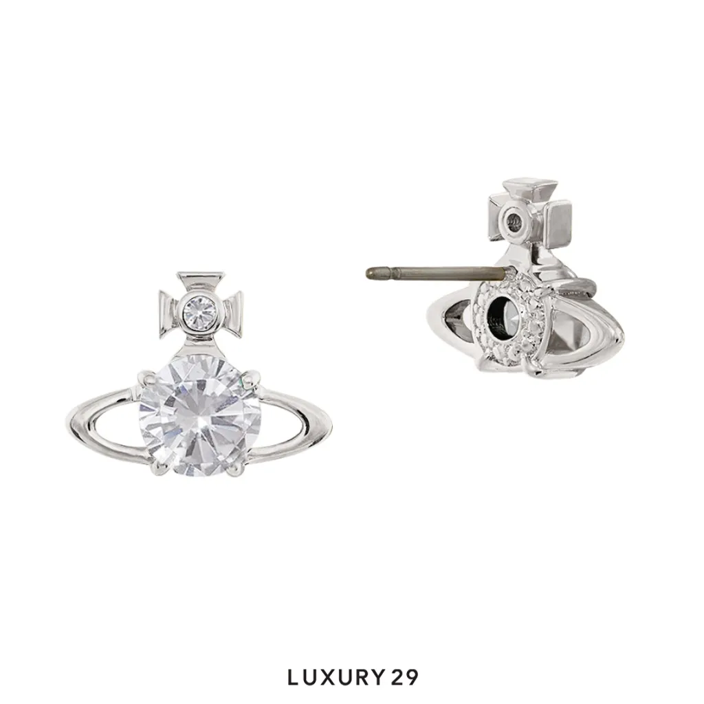 Vivienne westwood Reina Earrings SS26 SI U (SET4)(Free Size, Silver)