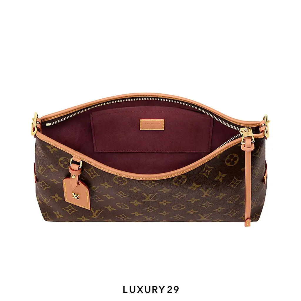Louis Vuitton LV CarryAll East West  Monogram Canvas(Medium, Brown)