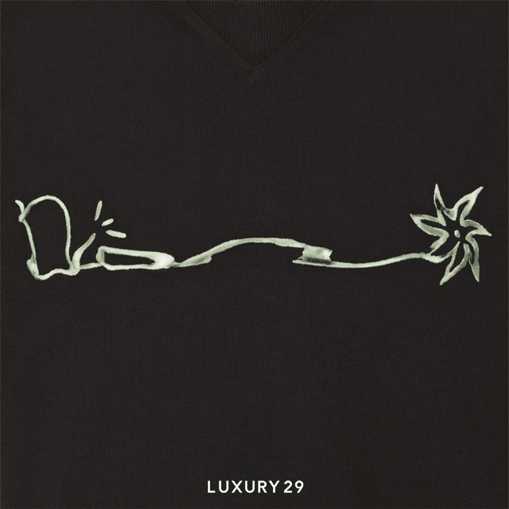 Dior X CACTUS JACK Oversized T-Shirt Black(L, Black)