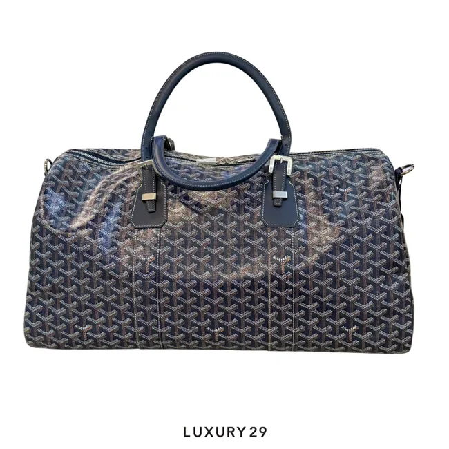 Goyard Boston 50 bag Navy Blue