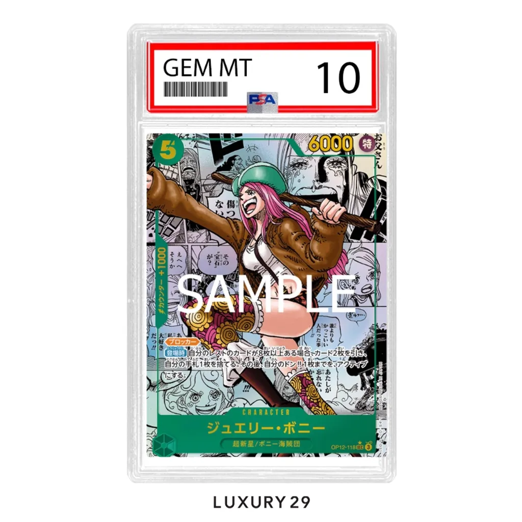 One Piece Jewelry Bonney (118) (Manga) Legacy of the Master SEC OP12-118 PSA10 (JP)(Small, Multicolour)