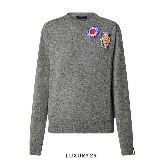 Louis Vuitton LV x YK Faces Patches Cashmere Jumper