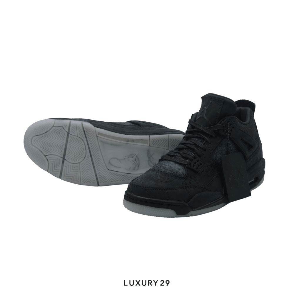 Nike Jordan 4 Retro Kaws Black(44, Black)