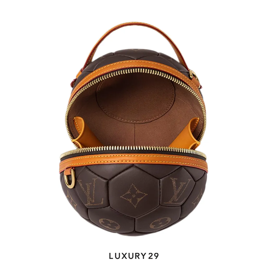 Louis Vuitton LV Soccer Ball Bag(Small, Brown)