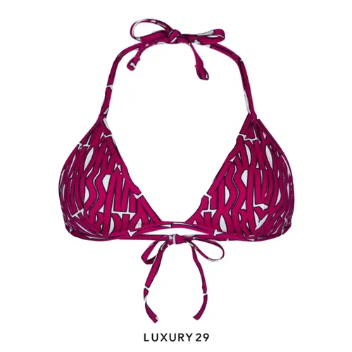 Dior Bikini Top Blue Dior Oblique Technical Fabric