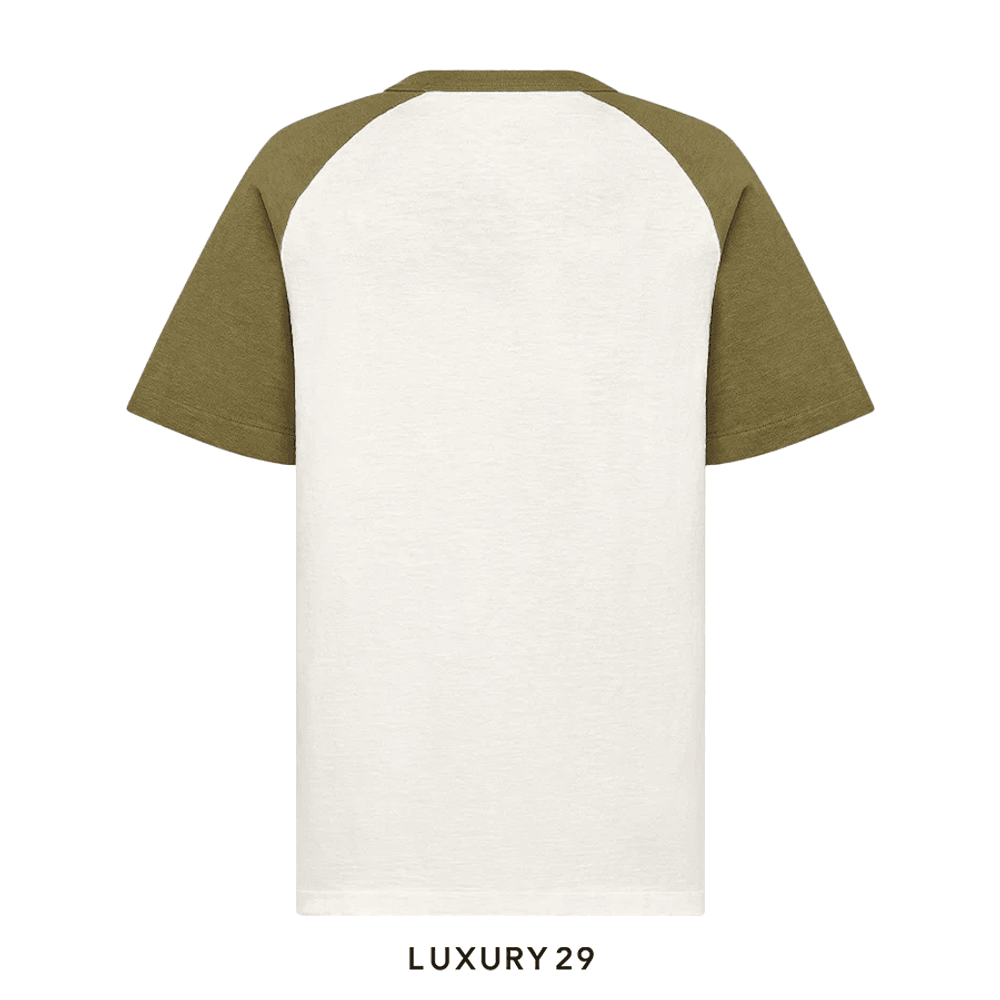 Dior T-Shirt Logo CD Monogram Air(L, Green)