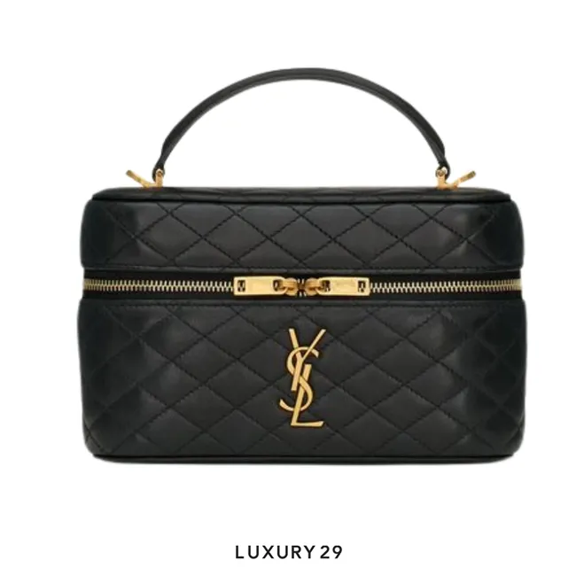 YSL GABY vanity bag in lambskin Black