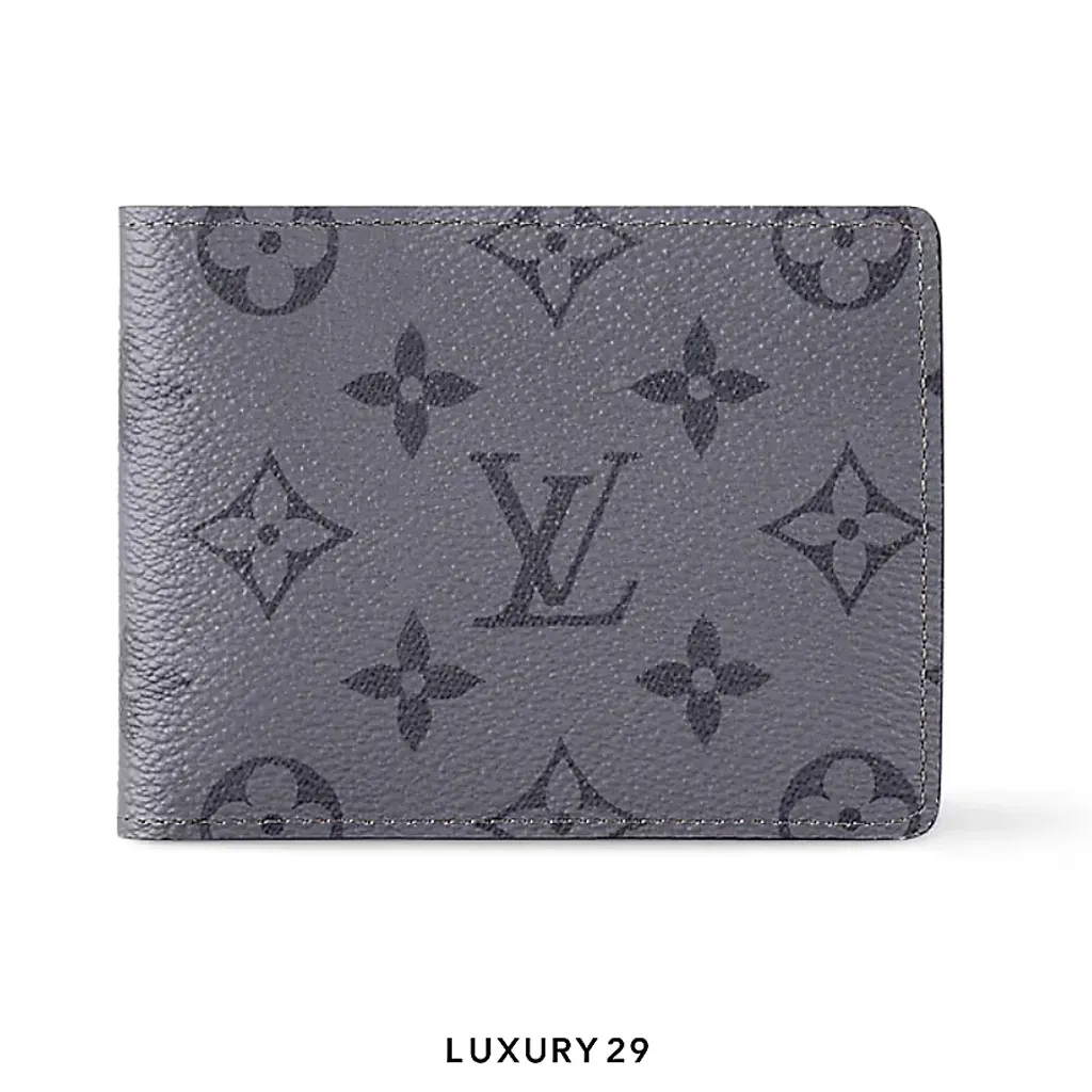 Louis Vuitton LV Slender bag Monogram Eclipse Reverse Canvas Grey(Small, Grey)
