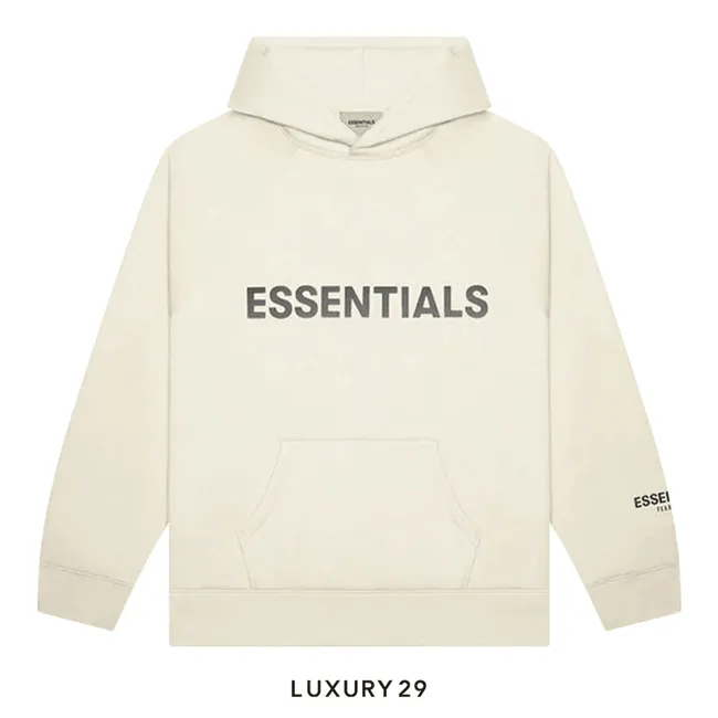 Essentials Fear Of God Hoodie Cream  (SS20)
