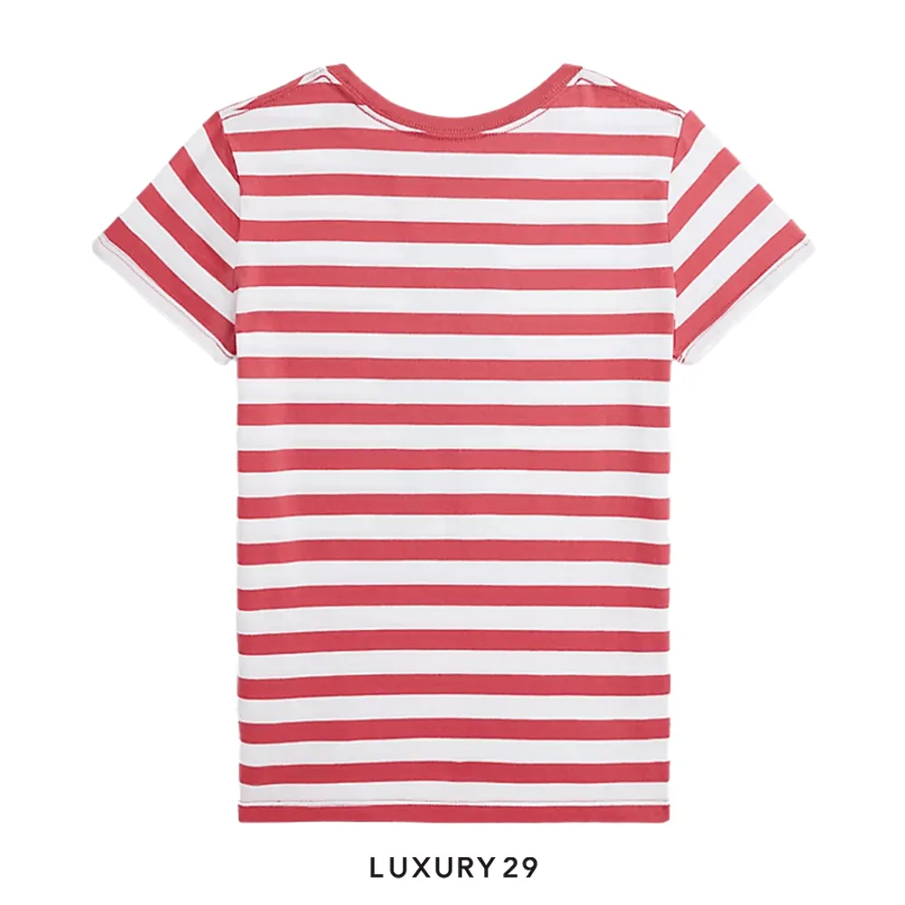 Kid Polo Ralph Lauren T-shirt - Red/White(6A, Red)
