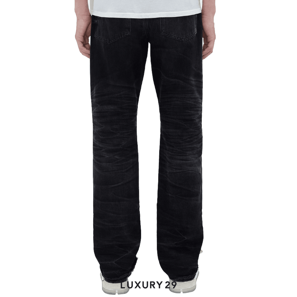 Amiri RELEASE HEM STRAIGHT JEAN FADED BLACK(S, Black)