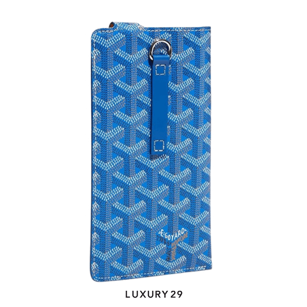 Goyard Montmartre GM Case Sky Blue(Large, Blue)