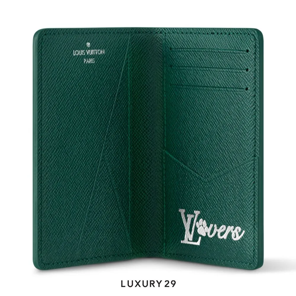 Louis Vuitton LV Pocket Organizer Green(Small, Green)