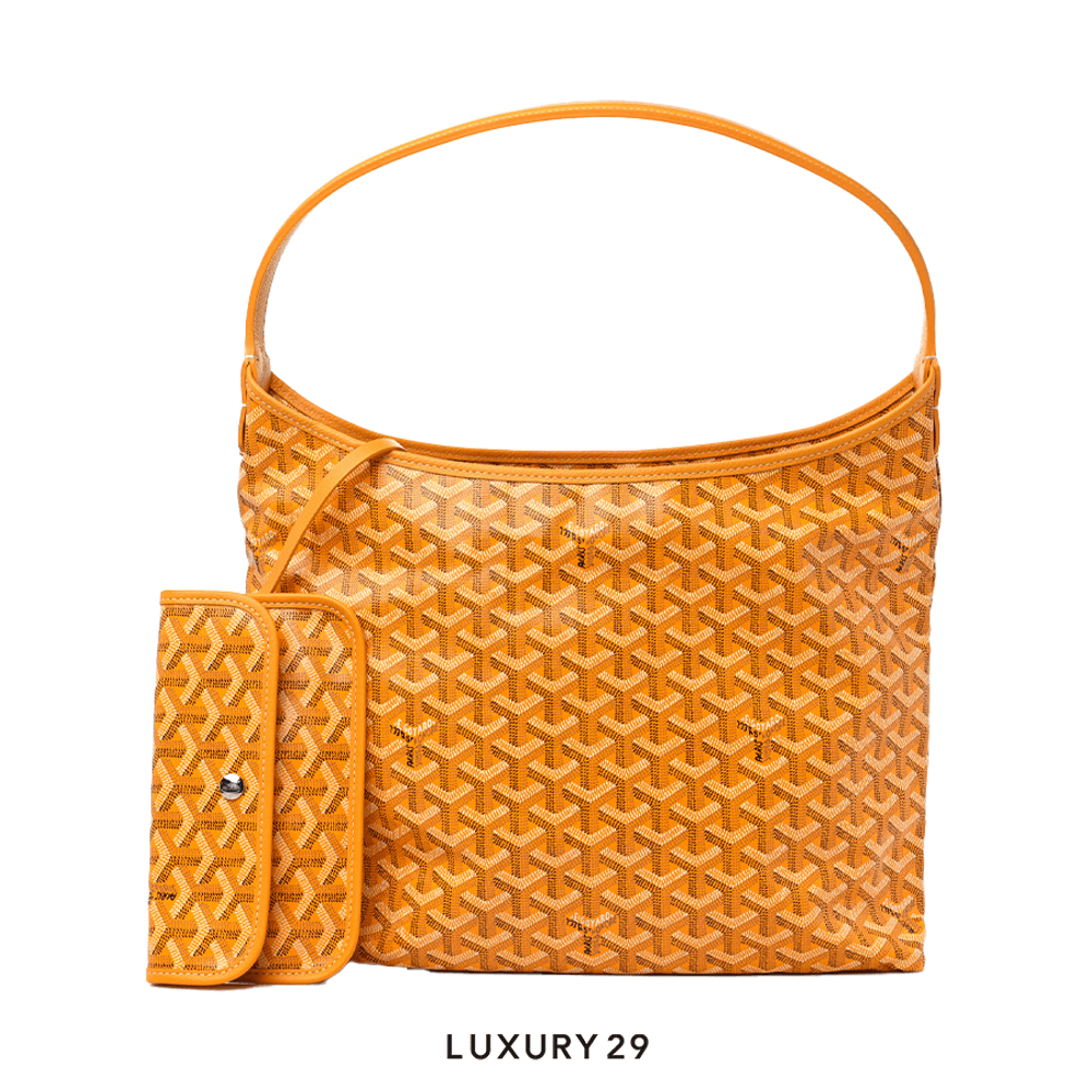 Goyard Boheme Hobo Bag Yellow(Small, Yellow)