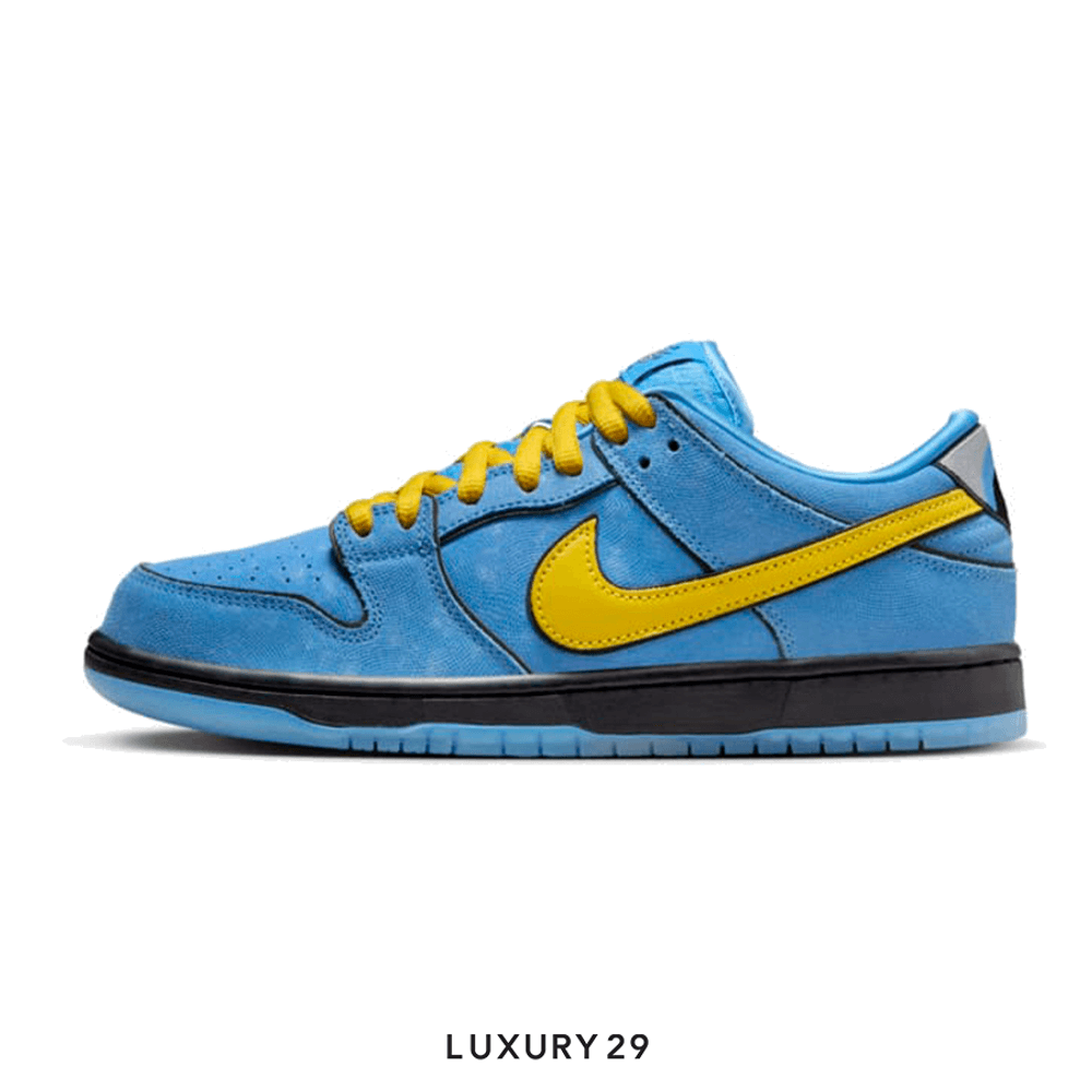 Nike SB Dunk Low The Powerpuff Girls Bubbles(M)(40.5, Blue)