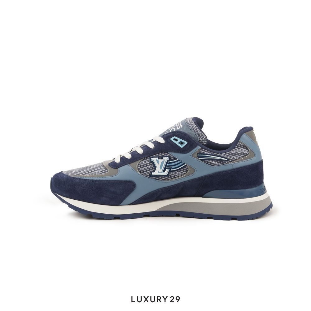 Louis Vuitton LV Run Away Trainers Marine(M)(43, Blue)